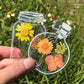 🌸 Bokmerker med tørket blomst