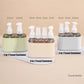 Mini shampoo dispenser bærbart reiseflaskesett