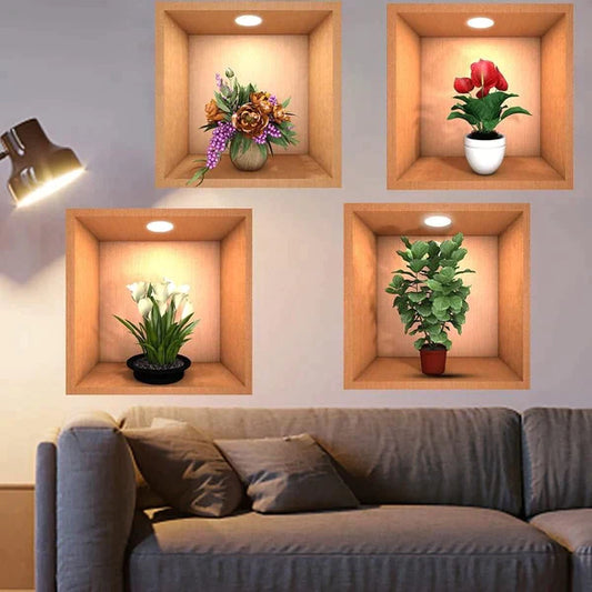 🔥Art Magic 3D Removable Waterprove Wall Stickers DIY Set✨- SET OF 4