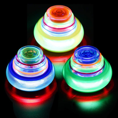 Julegave til barn🎁Music Flashing Spinners Toy With Launcher
