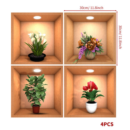 🔥Art Magic 3D Removable Waterprove Wall Stickers DIY Set✨- SET OF 4